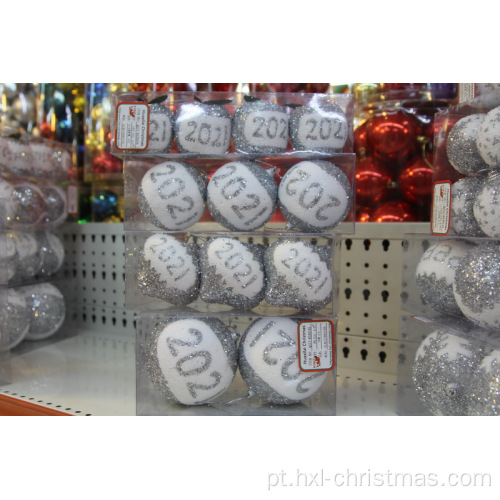 Decoração de bola de espuma de Natal